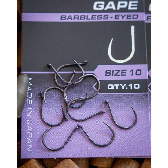 Carlige Matrix - X9 Carp Wide Gape Barbless Eyed nr. 14 Carlige Matrix - X9 Carp Wide Gape Barbless Eyed nr. 14